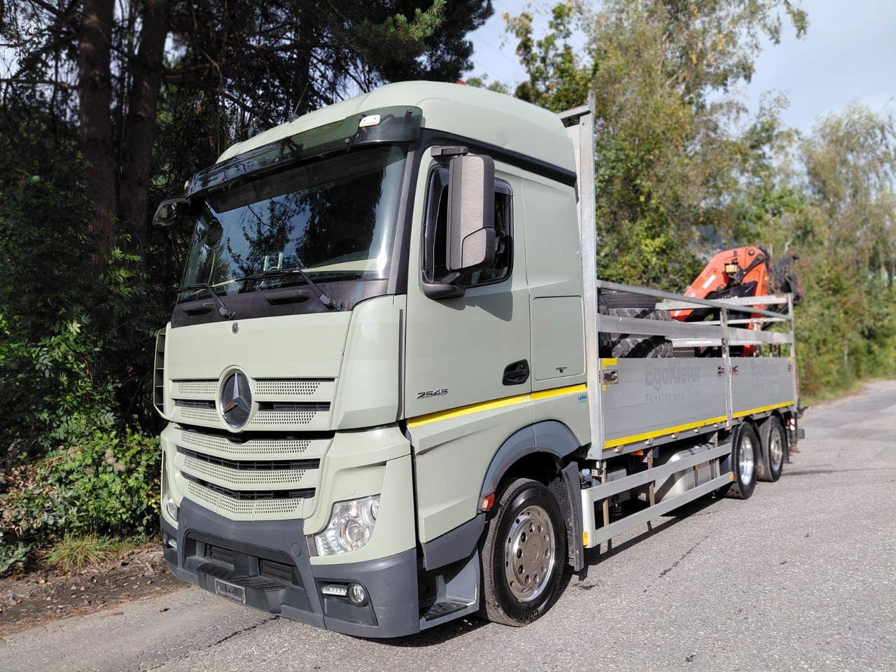 Mercedes-Benz Actros 2545 6x2, E6, Retarder, Effer 265/6S - Tovornjak z dvigalom: slika 1 Mercedes-Benz Actros 2545 6x2, E6, Retarder, Effer 265/6S - Tovornjak z dvigalom: slika 1