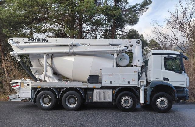 Mercedes-Benz Arocs 3243 8x4, E6, Schwing 24m, Stetter 7m3 - Črpalka za beton: slika 3 Mercedes-Benz Arocs 3243 8x4, E6, Schwing 24m, Stetter 7m3 - Črpalka za beton: slika 3