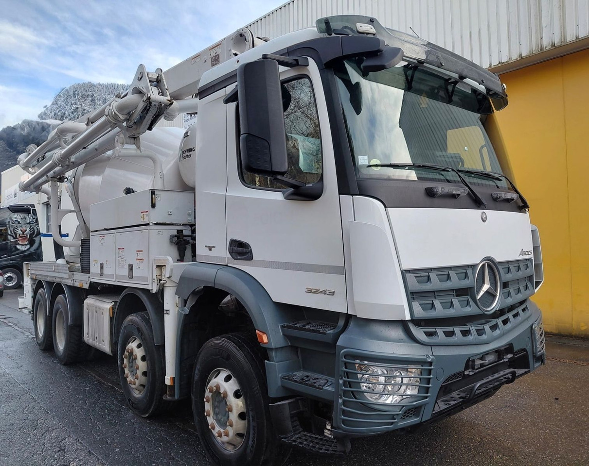 Mercedes-Benz Arocs 3243 8x4, E6, Schwing 24m, Stetter 7m3 - Črpalka za beton: slika 1 Mercedes-Benz Arocs 3243 8x4, E6, Schwing 24m, Stetter 7m3 - Črpalka za beton: slika 1