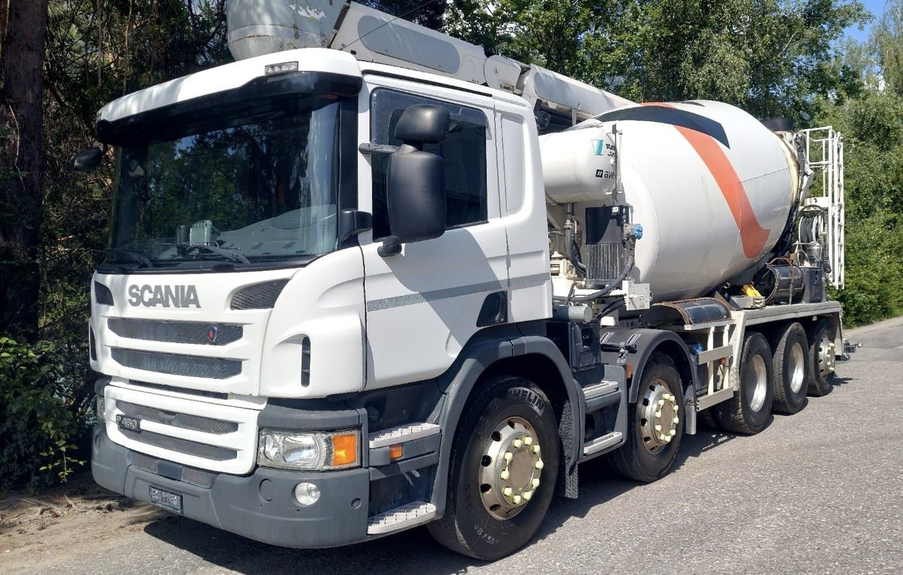 Scania P450 LB 10x4,E6,Stetter 10m³,Förderband/belt 16m - Avtomešalec: slika 4 Scania P450 LB 10x4,E6,Stetter 10m³,Förderband/belt 16m - Avtomešalec: slika 4