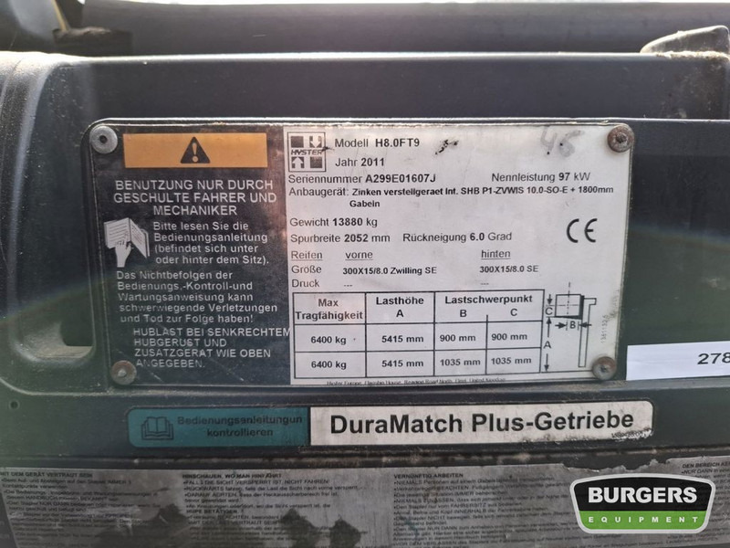 Hyster H8.0FT-9 - Plinski viličar: slika 5 Hyster H8.0FT-9 - Plinski viličar: slika 5