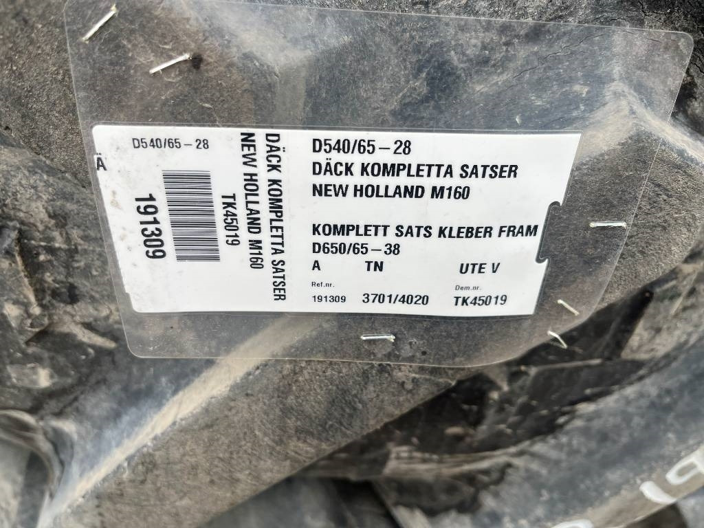 Kleber 650/65R38 540/65R28 till New Holland M160 - Guma za Kmetijski stroj: slika 2 Kleber 650/65R38 540/65R28 till New Holland M160 - Guma za Kmetijski stroj: slika 2