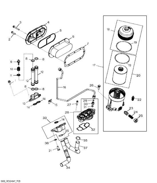 AR55394 John Deere 8345R - Chłodnica oleju - Hladilnik olja za Kmetijski stroj: slika 1 AR55394 John Deere 8345R - Chłodnica oleju - Hladilnik olja za Kmetijski stroj: slika 1