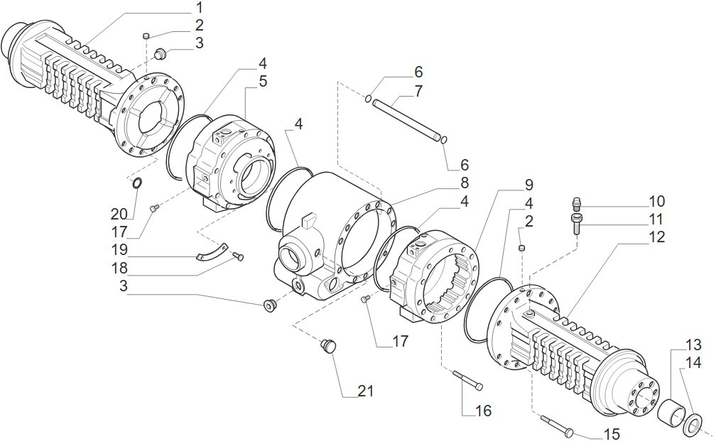Carraro 28.32M 11885677 150006 Obudowa Mostu Pochwa Zwolnica Zwrotnica Hamulec Piasta CZĘŚCI - Os in deli za Kmetijski stroj: slika 2 Carraro 28.32M 11885677 150006 Obudowa Mostu Pochwa Zwolnica Zwrotnica Hamulec Piasta CZĘŚCI - Os in deli za Kmetijski stroj: slika 2