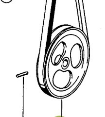 Claas Dominator 96 Koło Pasowe Napędu Rotora 0006033391 00 0603 339 1 - Jermen za Kmetijski stroj: slika 1 Claas Dominator 96 Koło Pasowe Napędu Rotora 0006033391 00 0603 339 1 - Jermen za Kmetijski stroj: slika 1