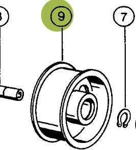 Claas Dominator 96 Rolka Napinacza 0006713911 00 0671 391 1 - Jermen za Kmetijski stroj: slika 1 Claas Dominator 96 Rolka Napinacza 0006713911 00 0671 391 1 - Jermen za Kmetijski stroj: slika 1