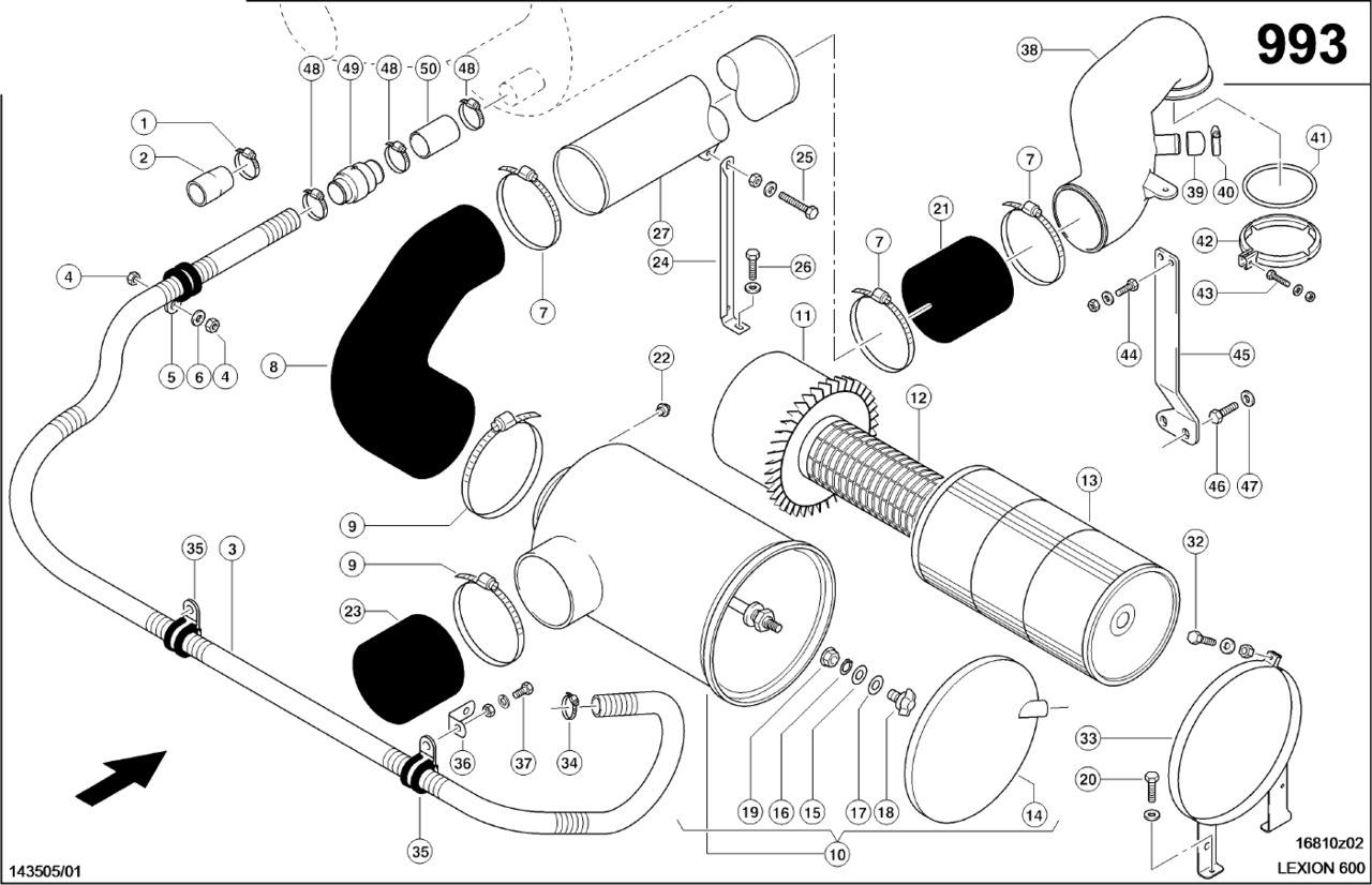 Claas Lexion 600 PODŁOGA 0000773830 (Układ filtrowania powietrza) - Zračni filter za Kombajn harvester: slika 1 Claas Lexion 600 PODŁOGA 0000773830 (Układ filtrowania powietrza) - Zračni filter za Kombajn harvester: slika 1