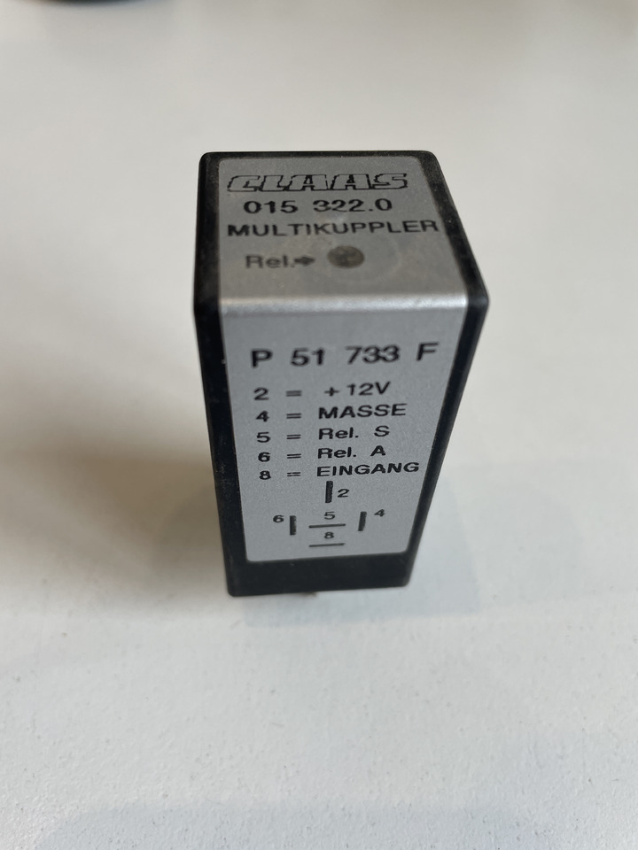 Claas Lexion - przekaźnik 0153220 015322.0 - Rele za Kmetijski stroj: slika 1 Claas Lexion - przekaźnik 0153220 015322.0 - Rele za Kmetijski stroj: slika 1