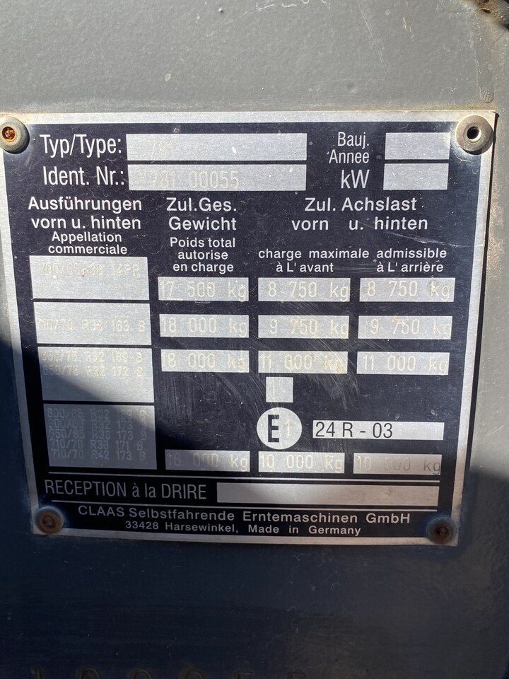 Claas Xerion 3300 Trac - Opony 650/85 R38 TRELLEBORG - Guma za Traktor: slika 2 Claas Xerion 3300 Trac - Opony 650/85 R38 TRELLEBORG - Guma za Traktor: slika 2