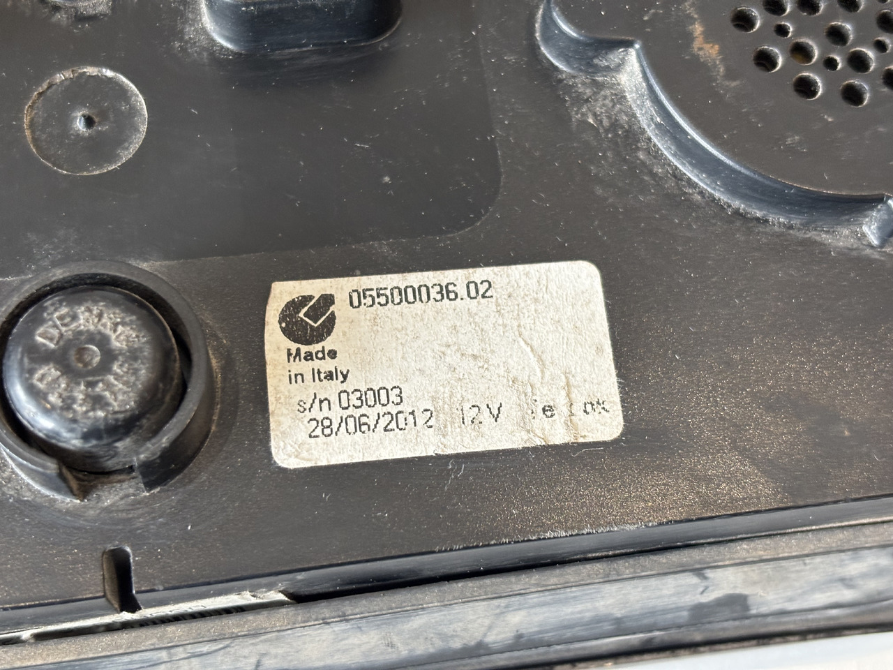 Dieci 185 Pegasus - Ładowarka Teleskopowa - Licznik Panel Kontrolek 05500036.02 - Armaturna plošča za Gradbeni stroj: slika 5 Dieci 185 Pegasus - Ładowarka Teleskopowa - Licznik Panel Kontrolek 05500036.02 - Armaturna plošča za Gradbeni stroj: slika 5