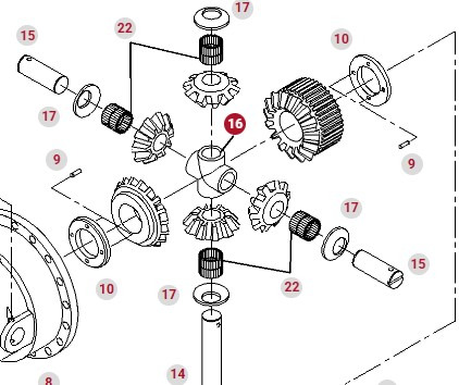 Fendt 924 927 930 933 936 Vario Valtra Mechanizm Różnicowy G001990200930 934152010100 934152010090 - Diferencialni menjalnik za Kmetijski stroj: slika 1 Fendt 924 927 930 933 936 Vario Valtra Mechanizm Różnicowy G001990200930 934152010100 934152010090 - Diferencialni menjalnik za Kmetijski stroj: slika 1