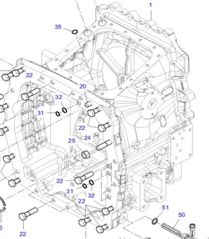 Fendt 930 933 936 939 942 Vario Gen 6 Obudowa Sprzęgła CZĘŚCI H218PP0101011 - Sklopka in deli za Traktor: slika 1 Fendt 930 933 936 939 942 Vario Gen 6 Obudowa Sprzęgła CZĘŚCI H218PP0101011 - Sklopka in deli za Traktor: slika 1
