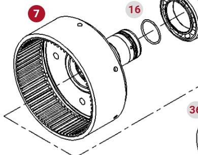 Fendt 930 933 936 939 942 Vario Gen 6 Obudowa Sprzęgła WOM CZĘŚCI 931150200511 - Sklopka in deli za Traktor: slika 1 Fendt 930 933 936 939 942 Vario Gen 6 Obudowa Sprzęgła WOM CZĘŚCI 931150200511 - Sklopka in deli za Traktor: slika 1