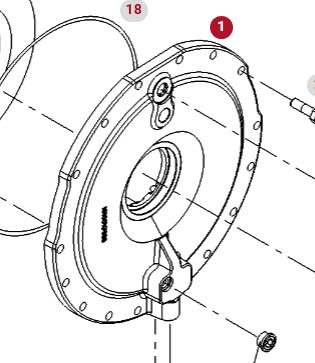 Fendt Vario 1038 1042 1046 1050 GEN 3 Pokrywa Hamulcy F530300200200 - Zavorni deli za Kmetijski stroj: slika 1 Fendt Vario 1038 1042 1046 1050 GEN 3 Pokrywa Hamulcy F530300200200 - Zavorni deli za Kmetijski stroj: slika 1