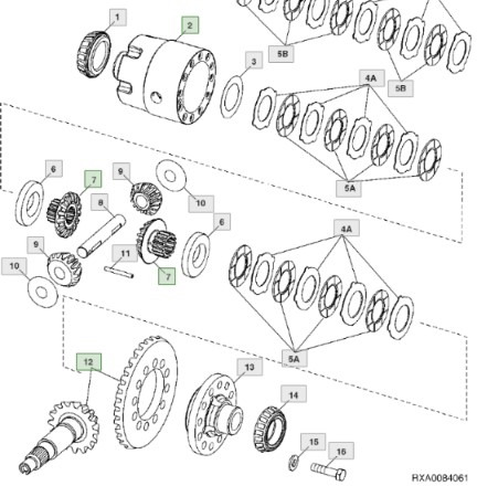 John Deere 7830 Atak Wałek Zębaty Dyferencjał Obudowa Przekładnia RE576716 R130753 R237713 R130754 - Diferencialni menjalnik za Kmetijski stroj: slika 1 John Deere 7830 Atak Wałek Zębaty Dyferencjał Obudowa Przekładnia RE576716 R130753 R237713 R130754 - Diferencialni menjalnik za Kmetijski stroj: slika 1
