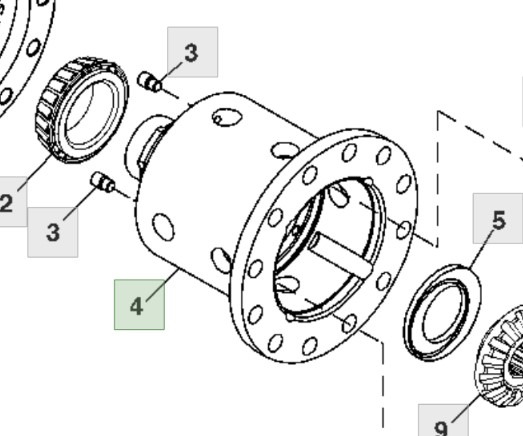John Deere 7830 Obudowa Przedniej Osi R181021 - Os in deli za Kmetijski stroj: slika 1 John Deere 7830 Obudowa Przedniej Osi R181021 - Os in deli za Kmetijski stroj: slika 1