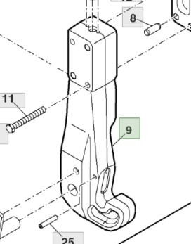 John Deere 7830 Szybkozłączka R340730 R161314 - Hitra spojka: slika 2 John Deere 7830 Szybkozłączka R340730 R161314 - Hitra spojka: slika 2