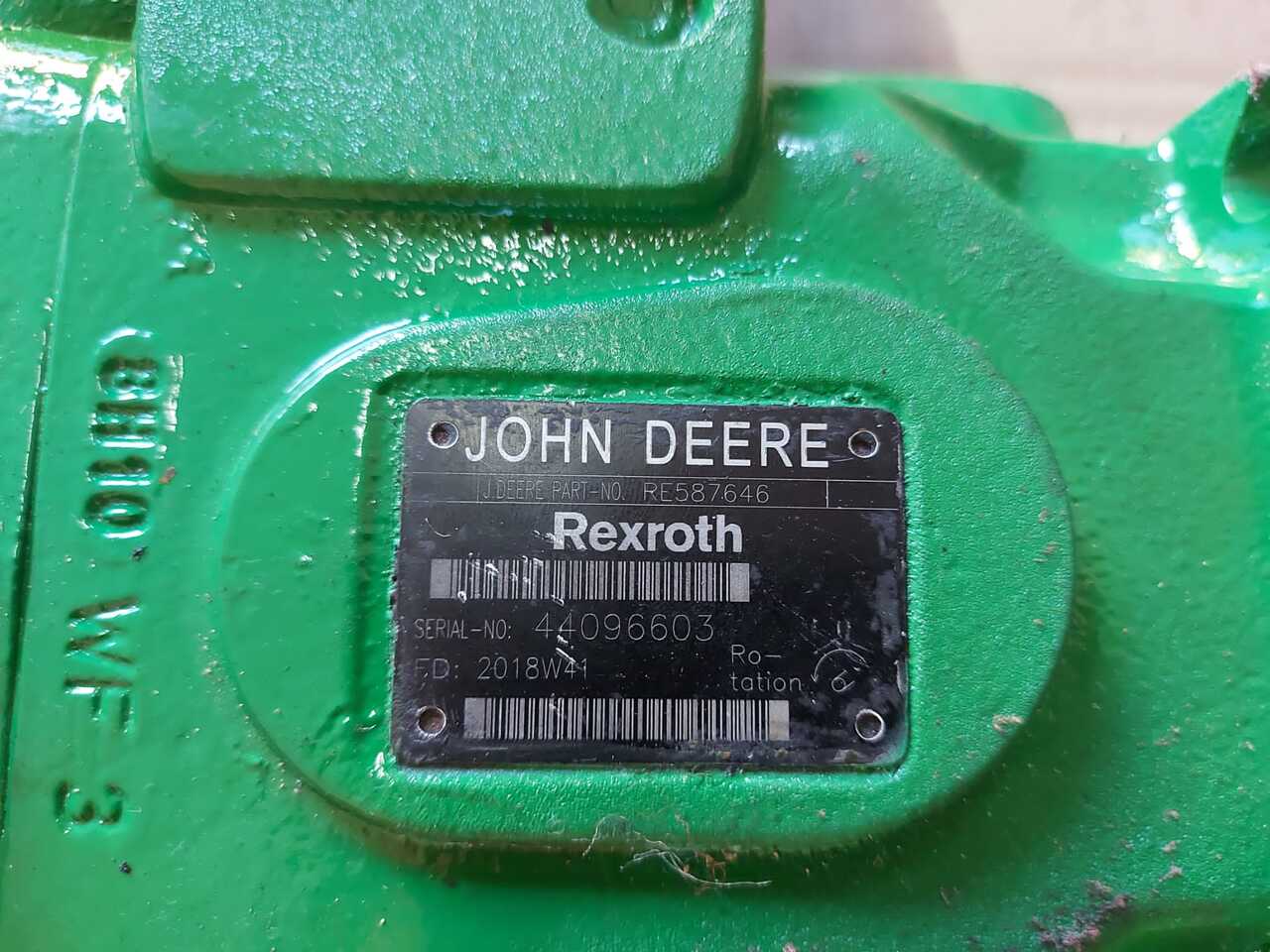 John Deere 8345r - Pompa Hydrauliki RE587646 - Hidravlična črpalka za Kmetijski stroj: slika 5 John Deere 8345r - Pompa Hydrauliki RE587646 - Hidravlična črpalka za Kmetijski stroj: slika 5