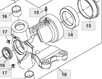 John Deere 9780CTS 9780HM 9780 CTS Wrzeciono Układ Kierowniczy AH162466 CZĘŚCI - Krmarjenje za Kmetijski stroj: slika 1 John Deere 9780CTS 9780HM 9780 CTS Wrzeciono Układ Kierowniczy AH162466 CZĘŚCI - Krmarjenje za Kmetijski stroj: slika 1