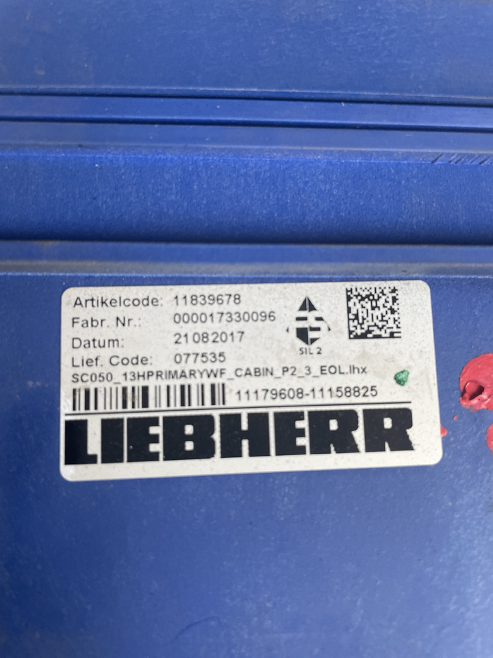 Liebherr - steronik moduł 11839678 - ECU za Gradbeni stroj: slika 2 Liebherr - steronik moduł 11839678 - ECU za Gradbeni stroj: slika 2
