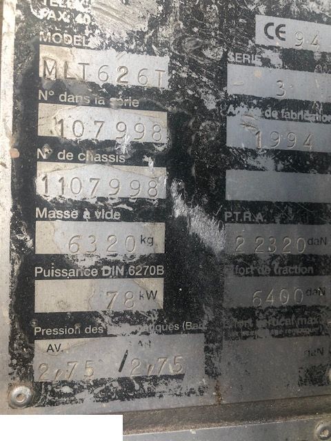 Manitou 628 - Kabina - Kabina za Teleskopski viličar: slika 3 Manitou 628 - Kabina - Kabina za Teleskopski viličar: slika 3