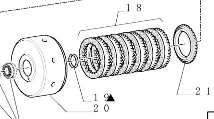 New Holland TM165 TM155 TM150 TM140 TM145 TM 180 Obudowa z tarczami Zestaw 5167836 5167875 - Lamela sklopke za Kmetijski stroj: slika 1 New Holland TM165 TM155 TM150 TM140 TM145 TM 180 Obudowa z tarczami Zestaw 5167836 5167875 - Lamela sklopke za Kmetijski stroj: slika 1
