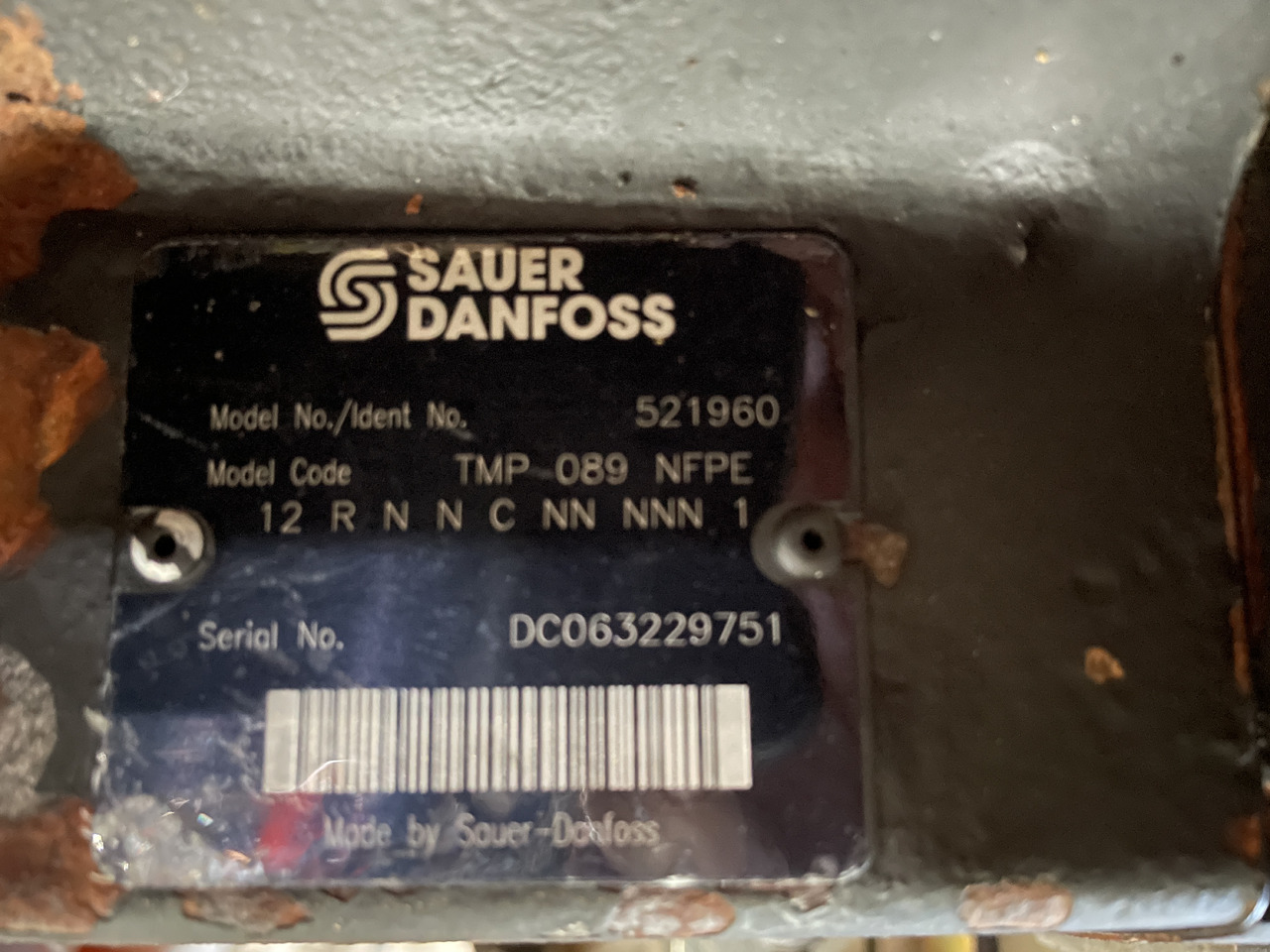 Pompa jazdy hydrostat Sauer Danfoss 521960 TMP-089 NFPE - Hidravlična črpalka za Kmetijski stroj: slika 5 Pompa jazdy hydrostat Sauer Danfoss 521960 TMP-089 NFPE - Hidravlična črpalka za Kmetijski stroj: slika 5