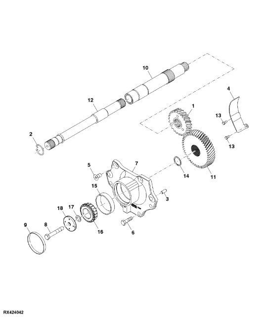 R241078 John Deere 8345R - Bieg - Menjalnik in deli za Kmetijski stroj: slika 1 R241078 John Deere 8345R - Bieg - Menjalnik in deli za Kmetijski stroj: slika 1