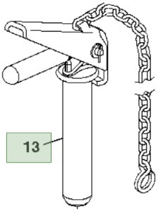 John Deere 7830 Łącznik kołkowy AL160394 - Rezervni deli za Kmetijski stroj: slika 2 John Deere 7830 Łącznik kołkowy AL160394 - Rezervni deli za Kmetijski stroj: slika 2