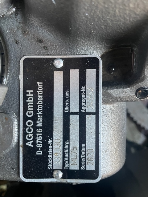 Vario ml75 fendt 312 Vario - Menjalnik za Kmetijski stroj: slika 2 Vario ml75 fendt 312 Vario - Menjalnik za Kmetijski stroj: slika 2