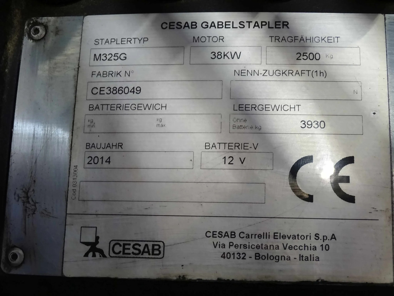 Cesab M325G - Plinski viličar: slika 2 Cesab M325G - Plinski viličar: slika 2