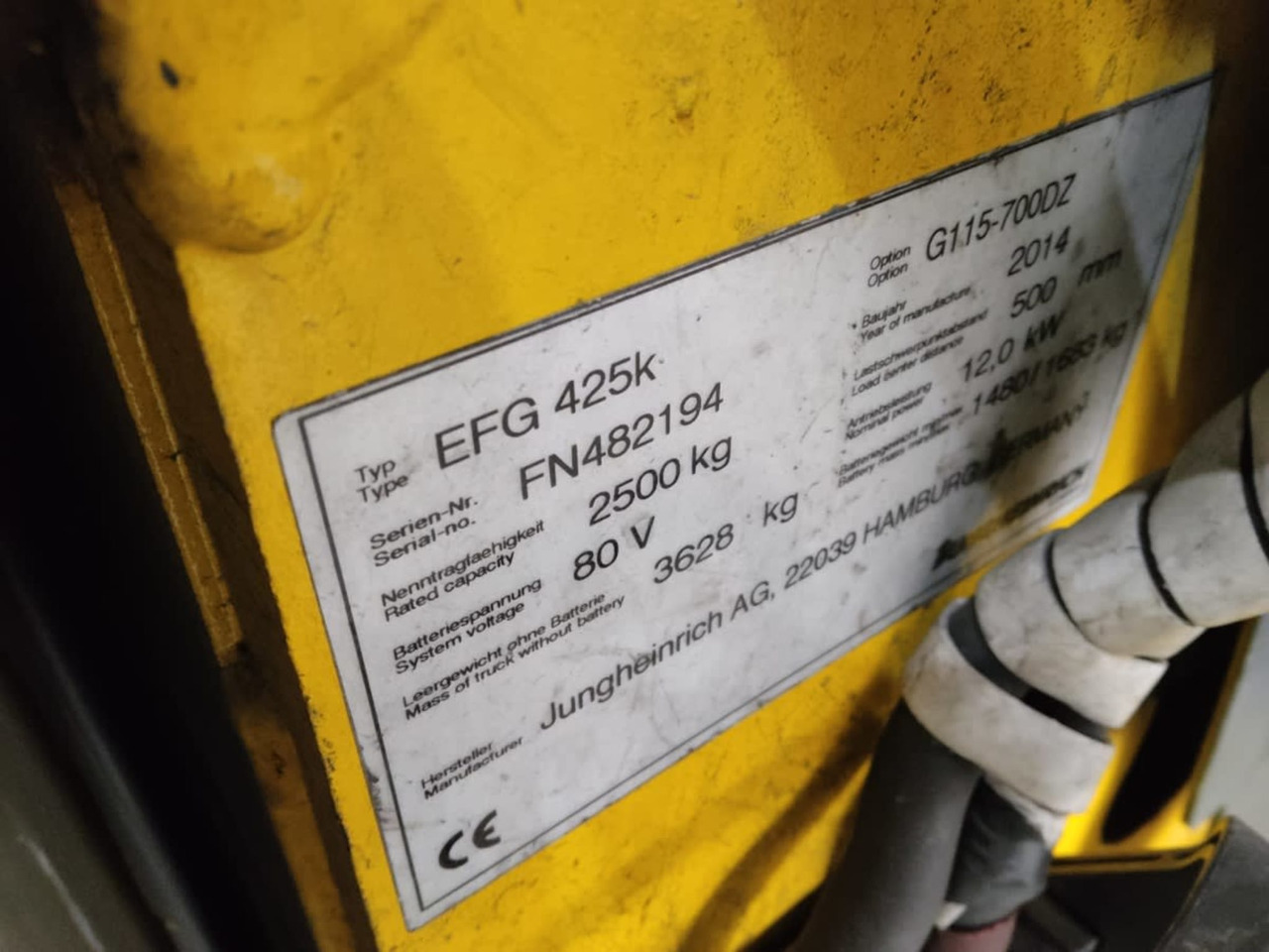 Jungheinrich EFG425 - Električni viličar: slika 2 Jungheinrich EFG425 - Električni viličar: slika 2