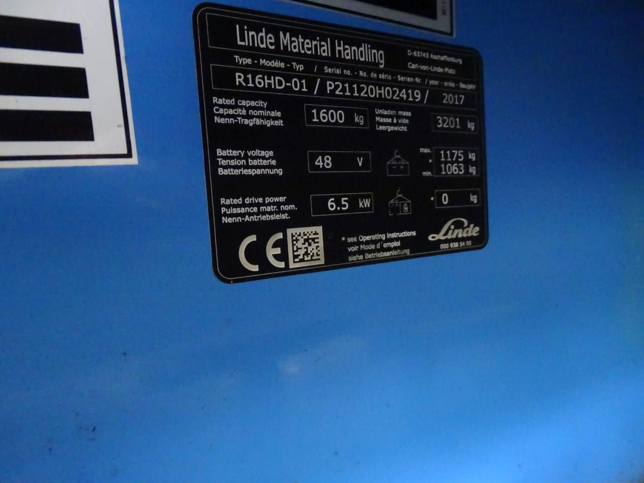 Linde R16HD-01 - Viličar s pomičnim teleskopom: slika 2 Linde R16HD-01 - Viličar s pomičnim teleskopom: slika 2