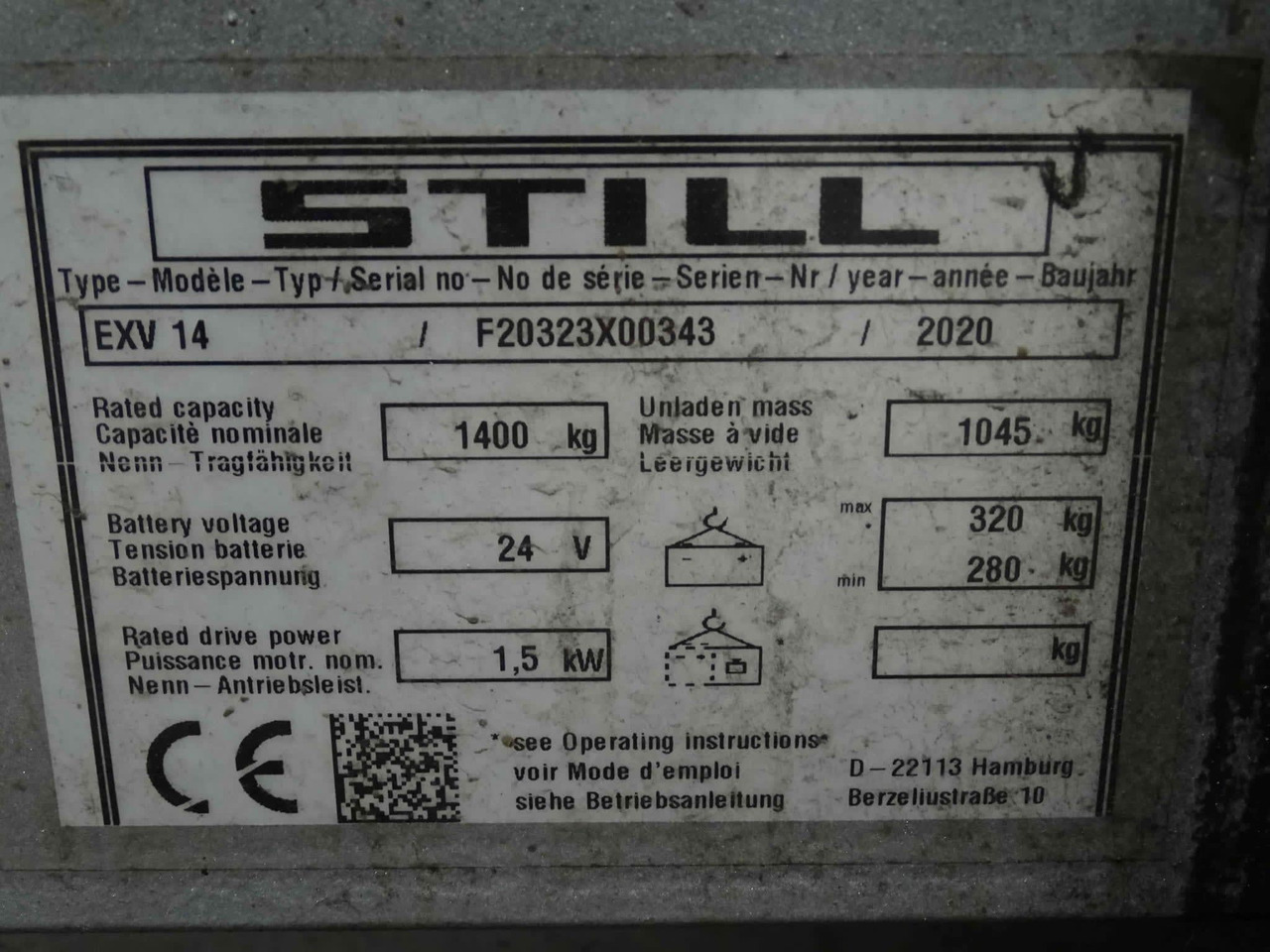 STILL EXV14 - Stroj za zlaganje: slika 5 STILL EXV14 - Stroj za zlaganje: slika 5