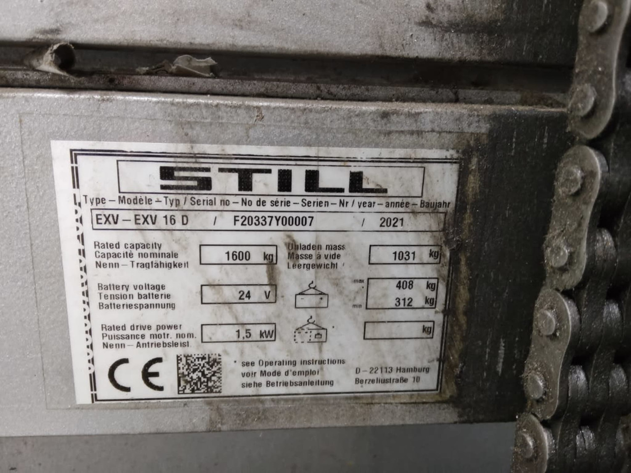 STILL EXV16D/LiIon - Stroj za zlaganje: slika 5 STILL EXV16D/LiIon - Stroj za zlaganje: slika 5