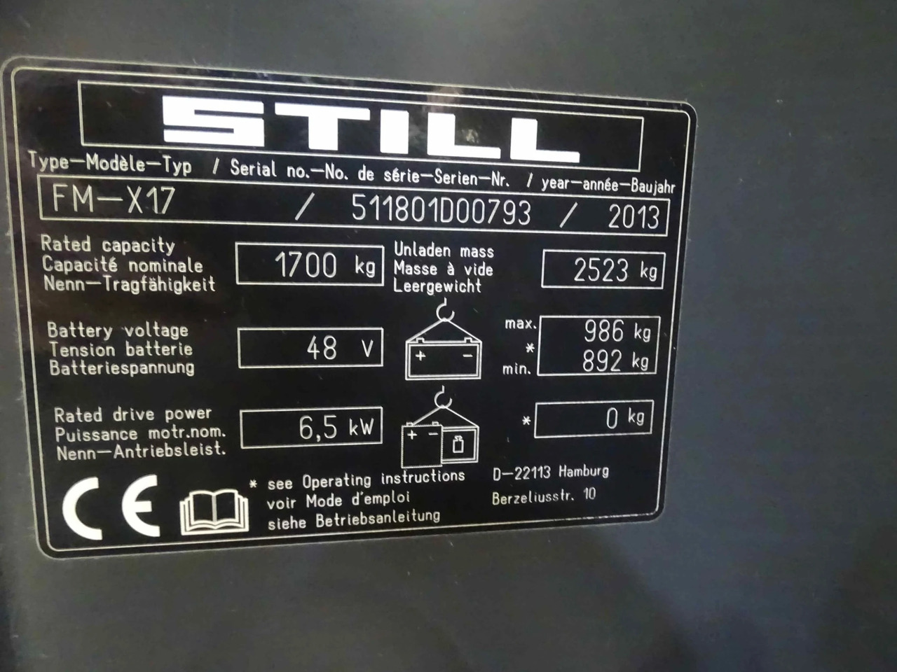 STILL FM-X17 - Viličar s pomičnim teleskopom: slika 5 STILL FM-X17 - Viličar s pomičnim teleskopom: slika 5