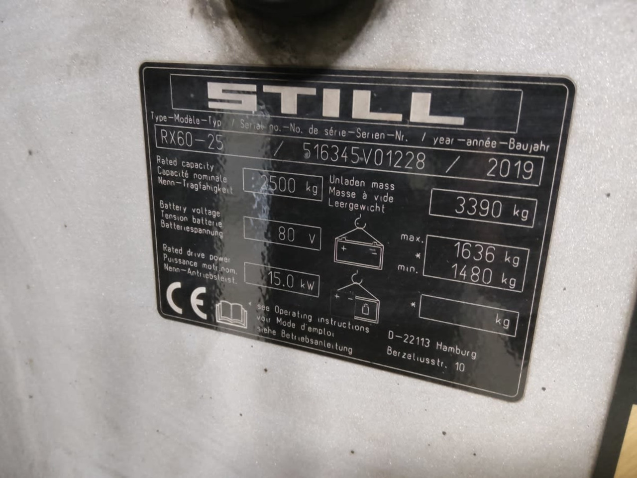 STILL RX60-25 - Električni viličar: slika 5 STILL RX60-25 - Električni viličar: slika 5