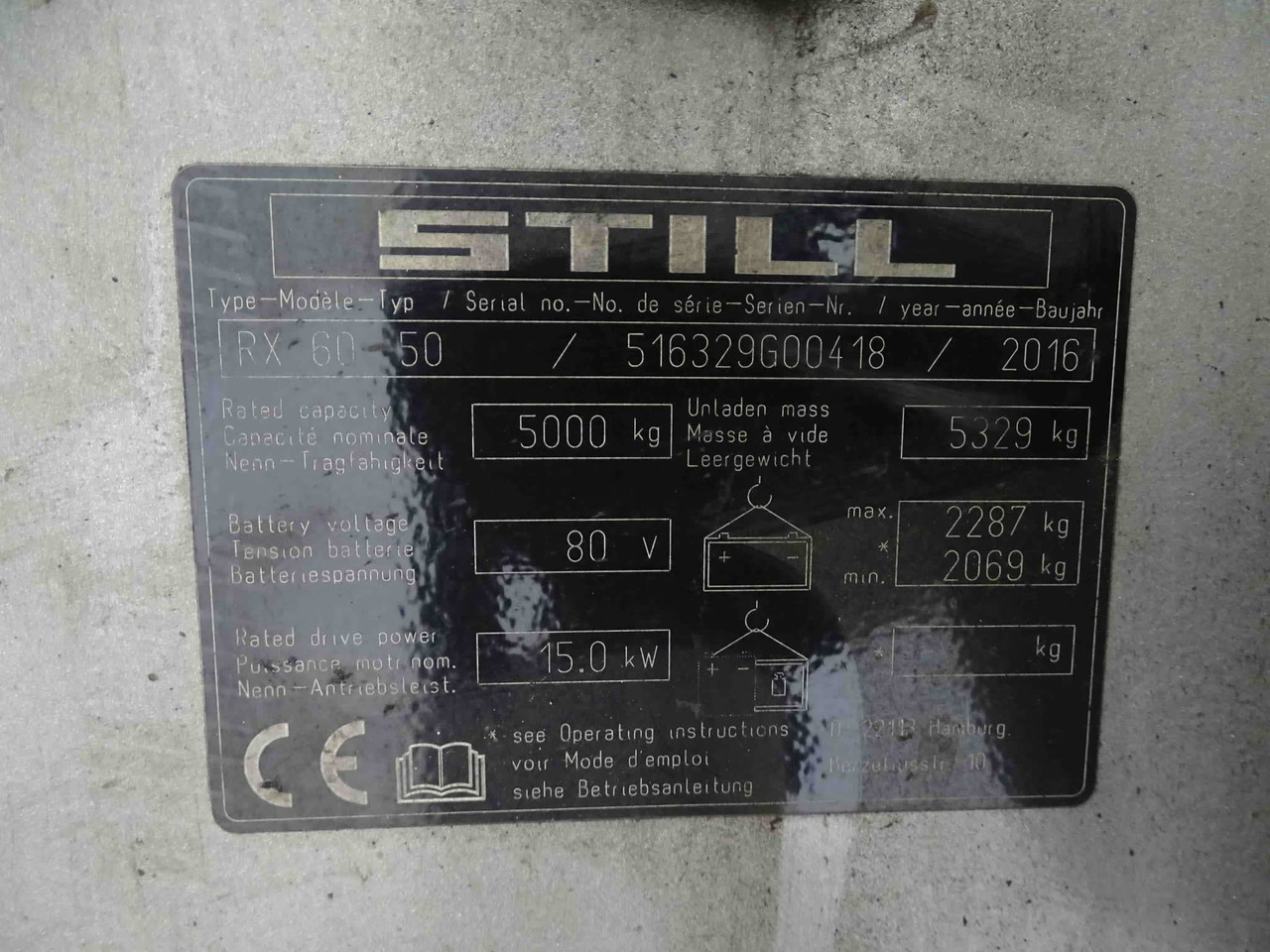 STILL RX60-50 - Električni viličar: slika 2 STILL RX60-50 - Električni viličar: slika 2