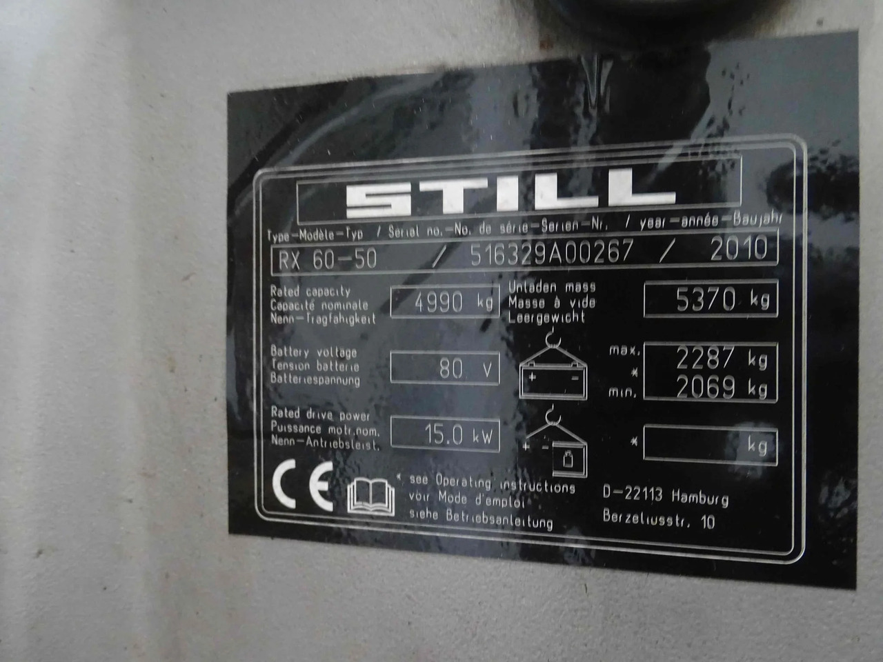 STILL RX60-50 - Električni viličar: slika 2 STILL RX60-50 - Električni viličar: slika 2
