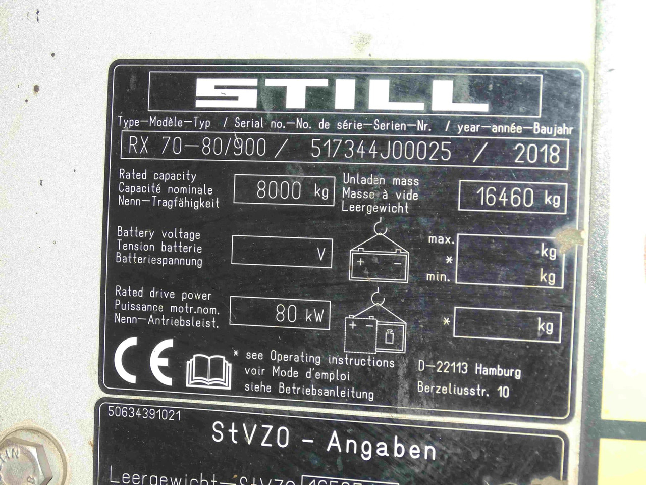 STILL RX70-80/900 - Diesel viličar: slika 5 STILL RX70-80/900 - Diesel viličar: slika 5