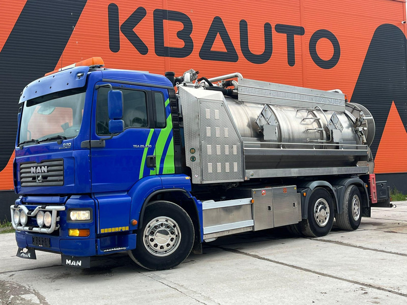 MAN TGA 26.430 6x2*4 TANK 13700 l / VACUUM MORO PM200R - 2283 hours / PRESSURE Pratissoli KF38 - 40 l/min - 150 bar - Vakuumski tovornjak: slika 1 MAN TGA 26.430 6x2*4 TANK 13700 l / VACUUM MORO PM200R - 2283 hours / PRESSURE Pratissoli KF38 - 40 l/min - 150 bar - Vakuumski tovornjak: slika 1