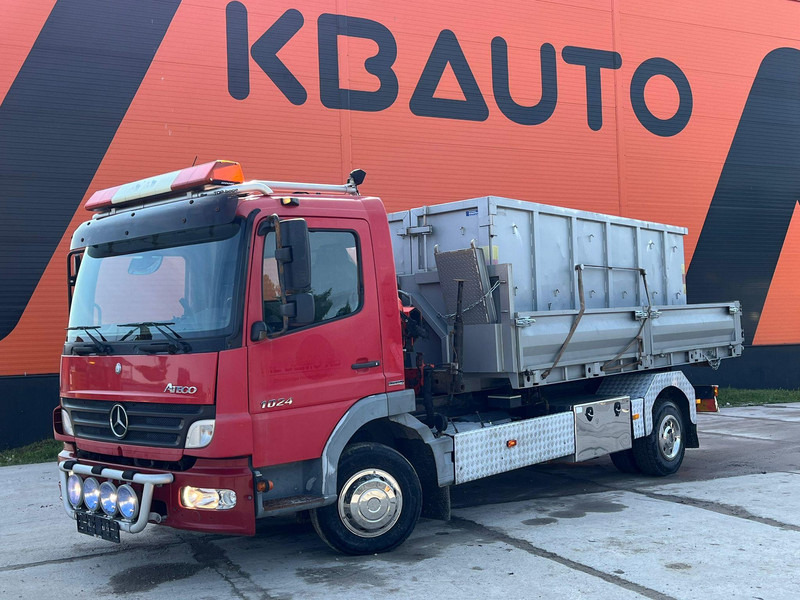 Mercedes-Benz Atego 1024 4x2 PK4100 + WINCH / HOOK LIFT L=3900 mm - Kotalni prekucni tovornjak, Tovornjak z dvigalom: slika 2 Mercedes-Benz Atego 1024 4x2 PK4100 + WINCH / HOOK LIFT L=3900 mm - Kotalni prekucni tovornjak, Tovornjak z dvigalom: slika 2