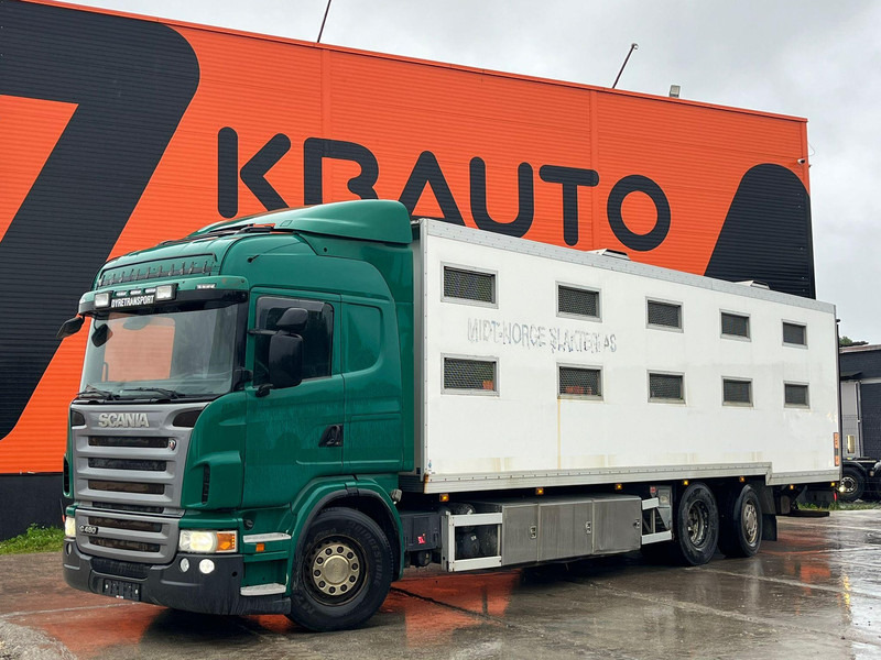 Scania G 480 6x2*4 BOX L=9212 mm / COOLANT LEAKAGE ON 3 RD CYLINDER - Tovornjak za prevoz živine: slika 1 Scania G 480 6x2*4 BOX L=9212 mm / COOLANT LEAKAGE ON 3 RD CYLINDER - Tovornjak za prevoz živine: slika 1