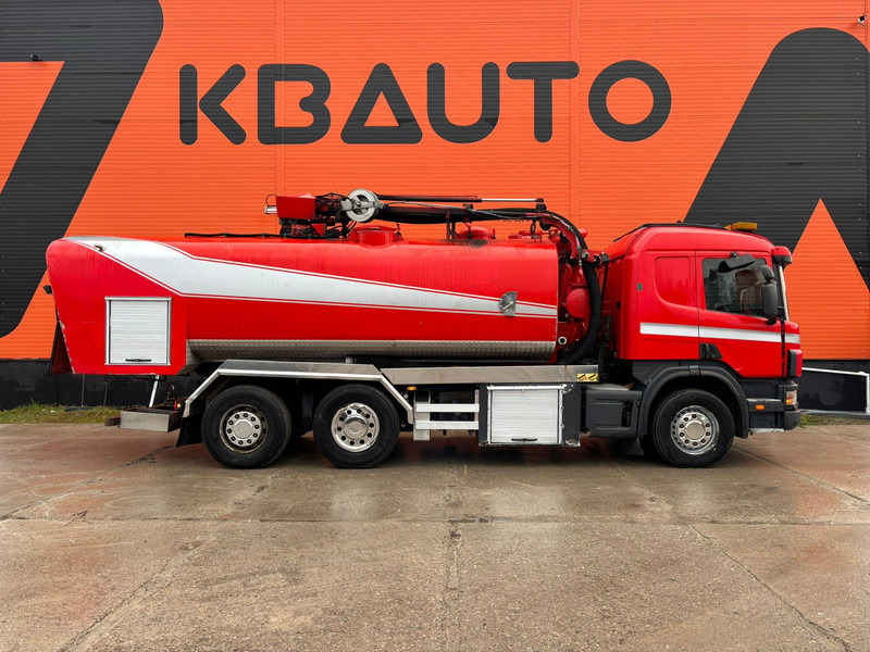Scania P 124 6x2*4 KORP&SON / TANK 8000 l / VACUUM Wittig RFW260 / PRESSURE Uraca DK716 140 bar / 400 l/min - Vakuumski tovornjak: slika 4 Scania P 124 6x2*4 KORP&SON / TANK 8000 l / VACUUM Wittig RFW260 / PRESSURE Uraca DK716 140 bar / 400 l/min - Vakuumski tovornjak: slika 4