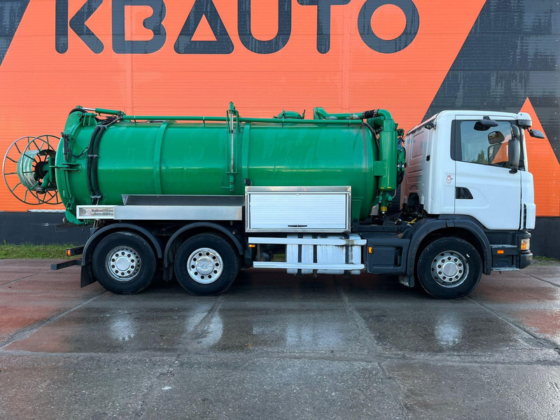 Scania R 124 6x2*4 TANK 1500 I + 13000 l / VACUUM Moro PM200 year 2015 / PRESSURE Pratissoli 500 bar / 200 l/min - Vakuumski tovornjak: slika 3 Scania R 124 6x2*4 TANK 1500 I + 13000 l / VACUUM Moro PM200 year 2015 / PRESSURE Pratissoli 500 bar / 200 l/min - Vakuumski tovornjak: slika 3