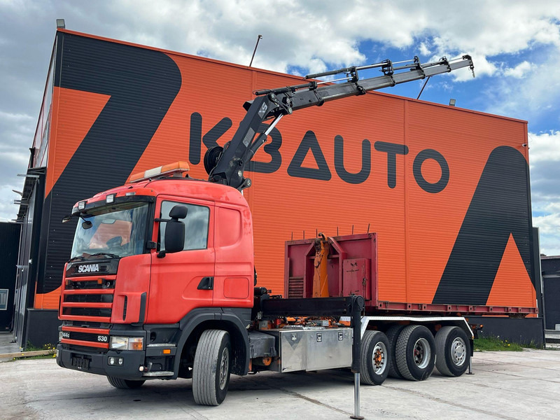 Scania R 144 8x2/4 HIAB 211EP-5 YEAR 2008 / HOOK LIFT L=5400 mm - Kotalni prekucni tovornjak, Tovornjak z dvigalom: slika 1 Scania R 144 8x2/4 HIAB 211EP-5 YEAR 2008 / HOOK LIFT L=5400 mm - Kotalni prekucni tovornjak, Tovornjak z dvigalom: slika 1