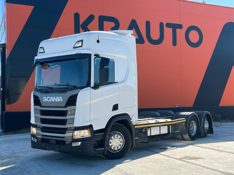 Scania R 450 6x2*4 9 TON FRONT AXLE / RETARDER / CHASSIS L=7286 mm - Tovornjak-šasija: slika 1 Scania R 450 6x2*4 9 TON FRONT AXLE / RETARDER / CHASSIS L=7286 mm - Tovornjak-šasija: slika 1