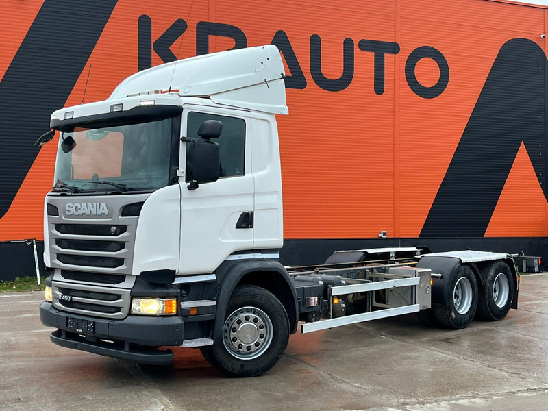 Scania R 450 6x4 CHASSIS L=8298 mm - Tovornjak-šasija: slika 1 Scania R 450 6x4 CHASSIS L=8298 mm - Tovornjak-šasija: slika 1
