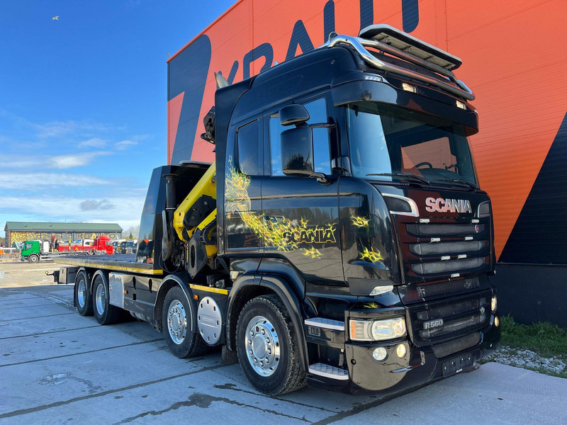 Scania R 560 8x4 PK 34002 / WINCH / FALCOM FAS 12000 / PLATFORM L=6564 mm - Tovornjak avtotransporter: slika 3 Scania R 560 8x4 PK 34002 / WINCH / FALCOM FAS 12000 / PLATFORM L=6564 mm - Tovornjak avtotransporter: slika 3