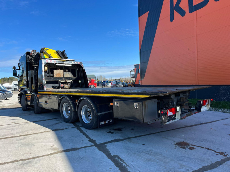 Tovornjak s kesonom, Tovornjak z dvigalom Scania R 560 8x4 PK 34002 / WINCH / FALCOM FAS 12000 / PLATFORM L=6564 mm: slika 6